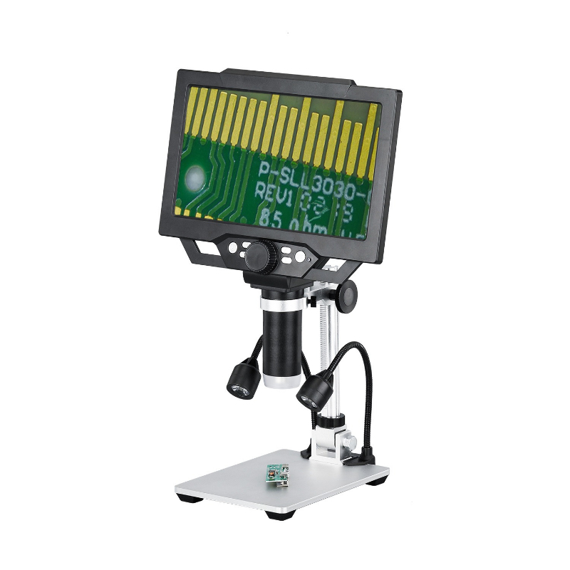 Electronics Repair In Usa - กล้องจุลทรรศน์ดิจิตอล LCD แบบพกพา ขยายได้ 50-1600 เท่า