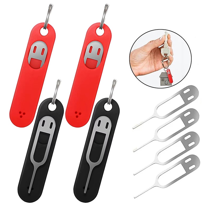 Phone Opening Tool - 1/3/5 ชิ้น/ชุด เข็มจิ้มถาดซิมการ์ด ป้องกันการสูญหาย สำหรับ iPhone