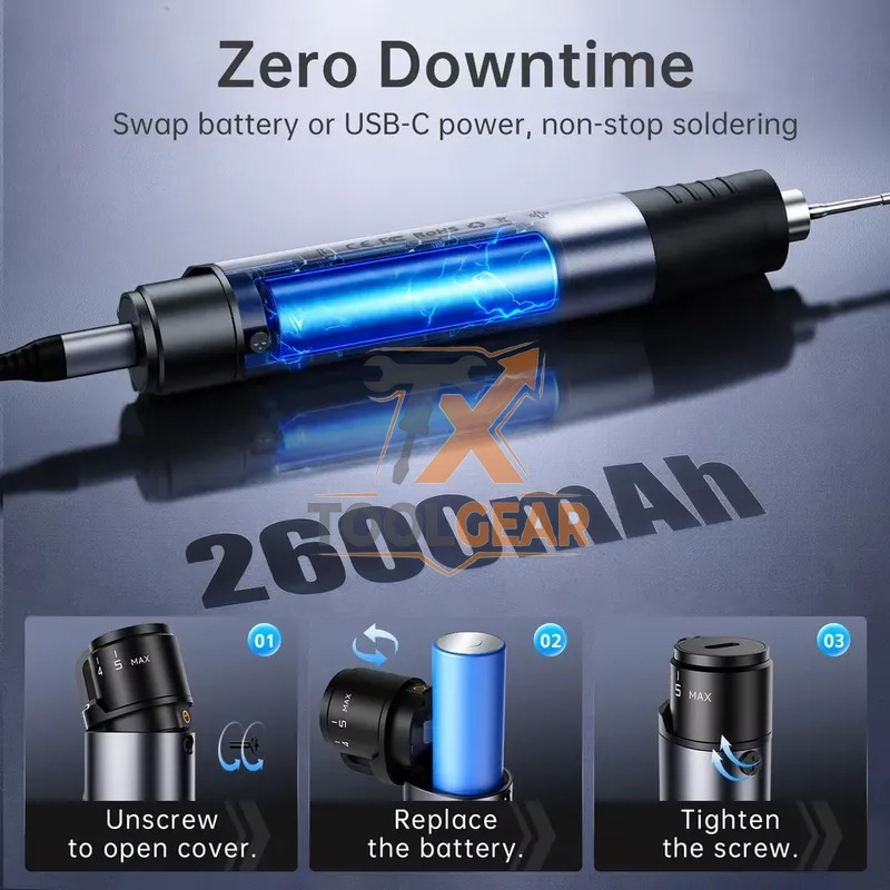ชุดหัวแร้งบัดกรีไร้สาย HS-03 ร - Electronics Repair In Usa บทวิจารณ์และราคา